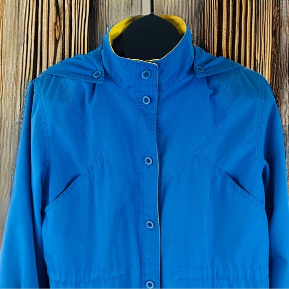 Vintage London Fog Hooded Jacket Coat | Women’s 16 Reg | Vintage Yellow - Picture 12 of 15